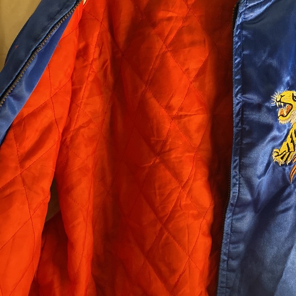 Suka navy blue Japan tiger bomber jacket, medium - Picture 6 of 6